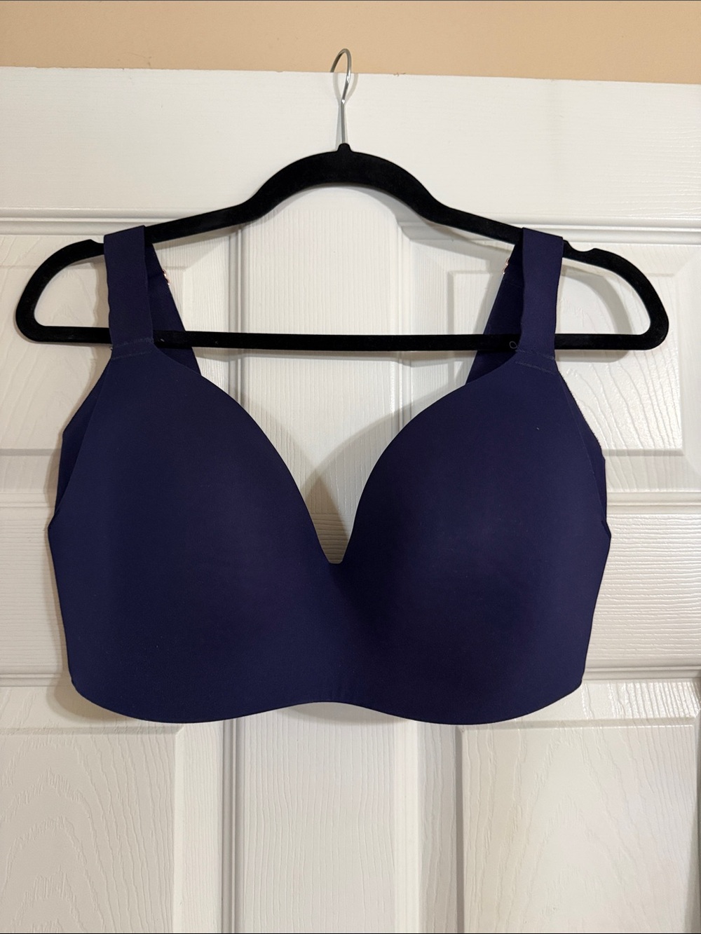 Le Mystere Seamless Dark Navy T-Shirt Bra 36DD